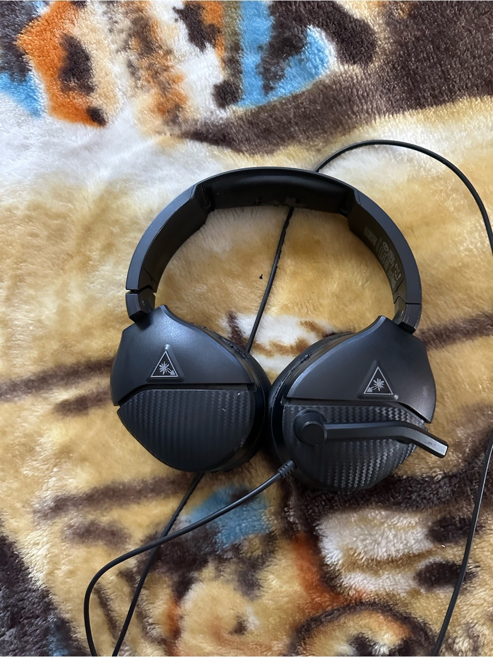 Turtle Beach Black Wired Over-Ear Gaming Headset with Boom Microphone